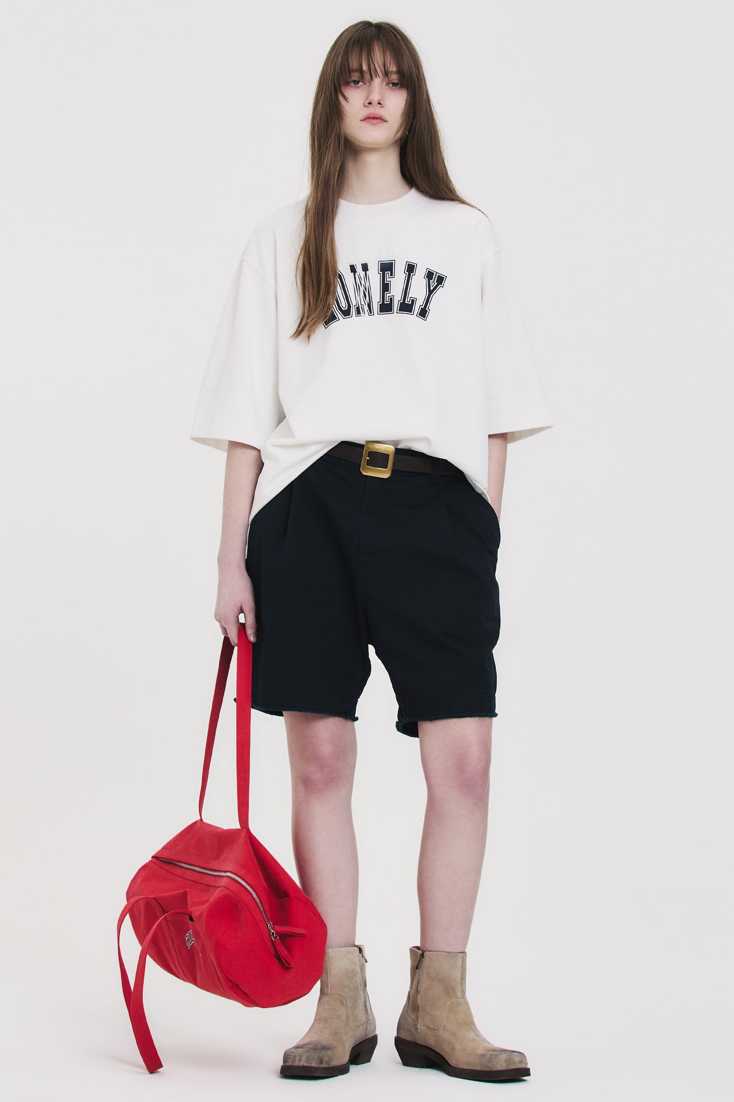 LONELY/LOVELY STRUCTURED T-SHIRT WHITE