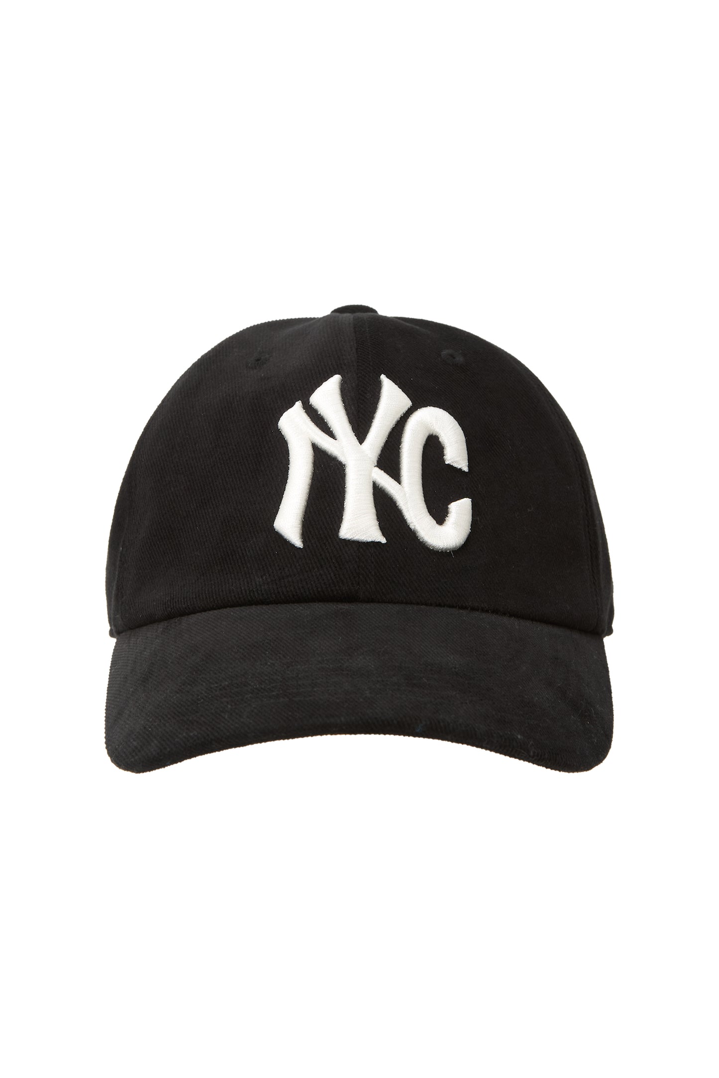 NYC HEAVY COTTON BALL CAP BLACK