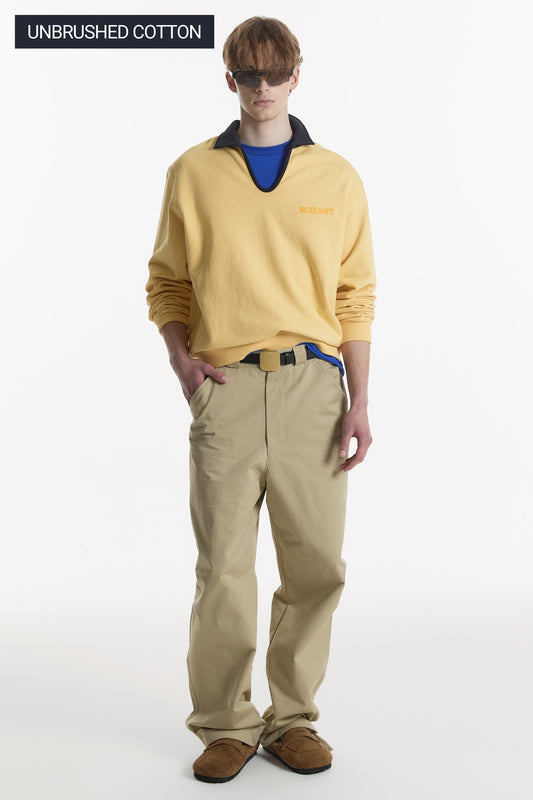 CLASSIC V-NECK SWEATSHIRT YELLOW