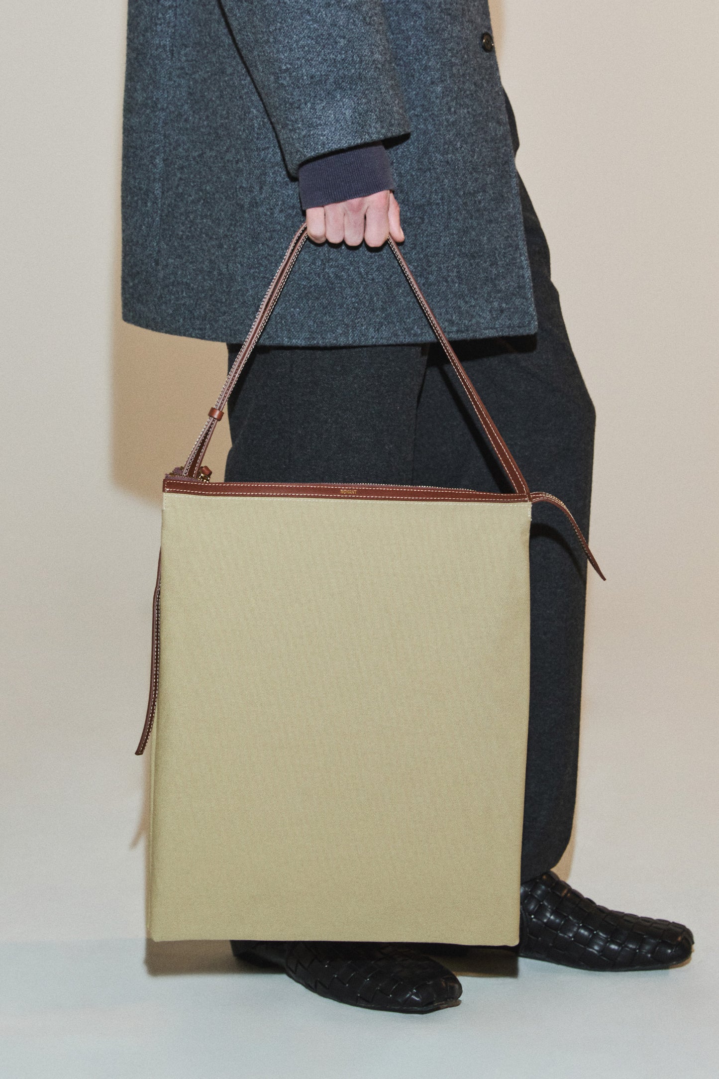 PORTFOLIO CANVAS BAG BEIGE
