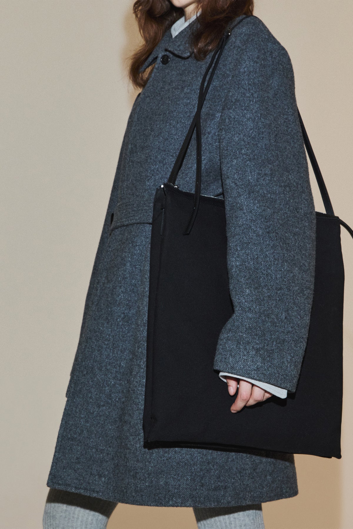 PORTFOLIO CANVAS BAG BLACK