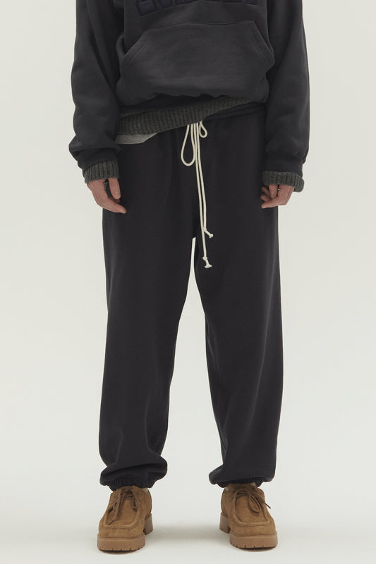 NYC FLUFF JOGGER PANTS CHARCOAL