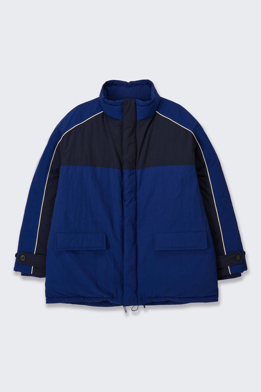 COLOR BLOCK PADDING JUMPER BLUE