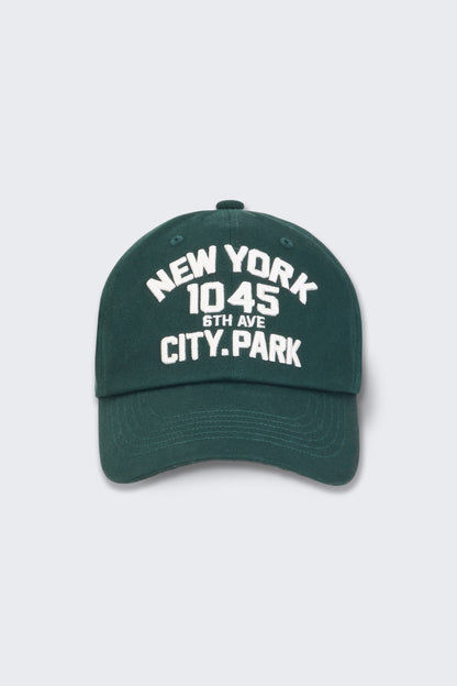 NEW YORK CITY PARK BALL CAP GREEN