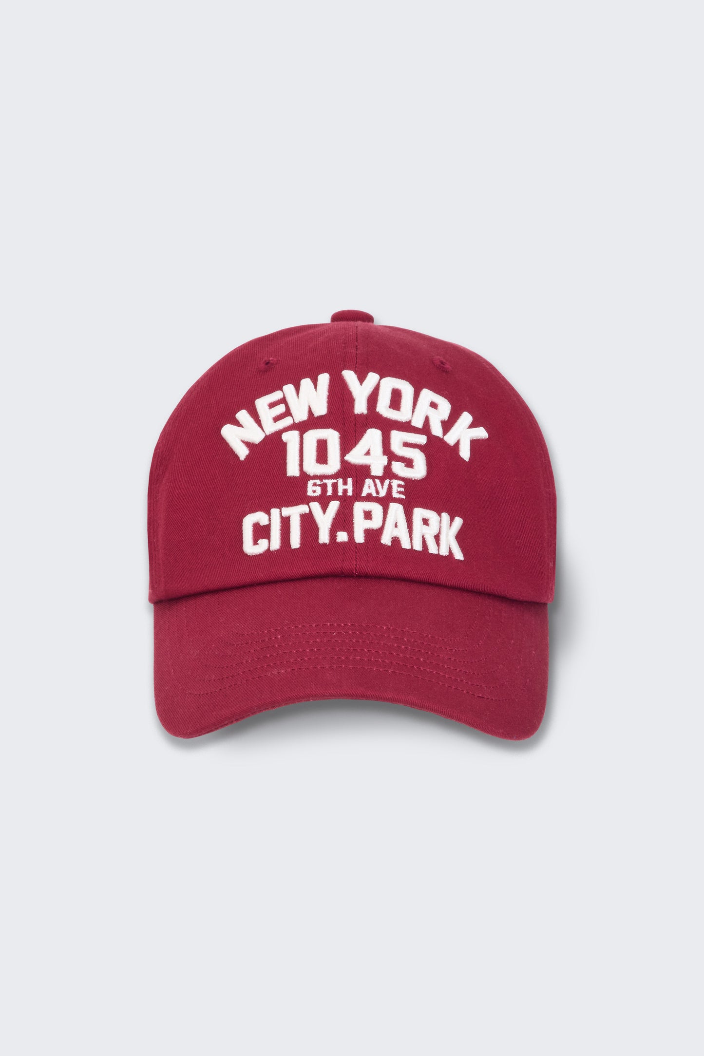 NEW YORK CITY PARK BALL CAP BURGUNDY