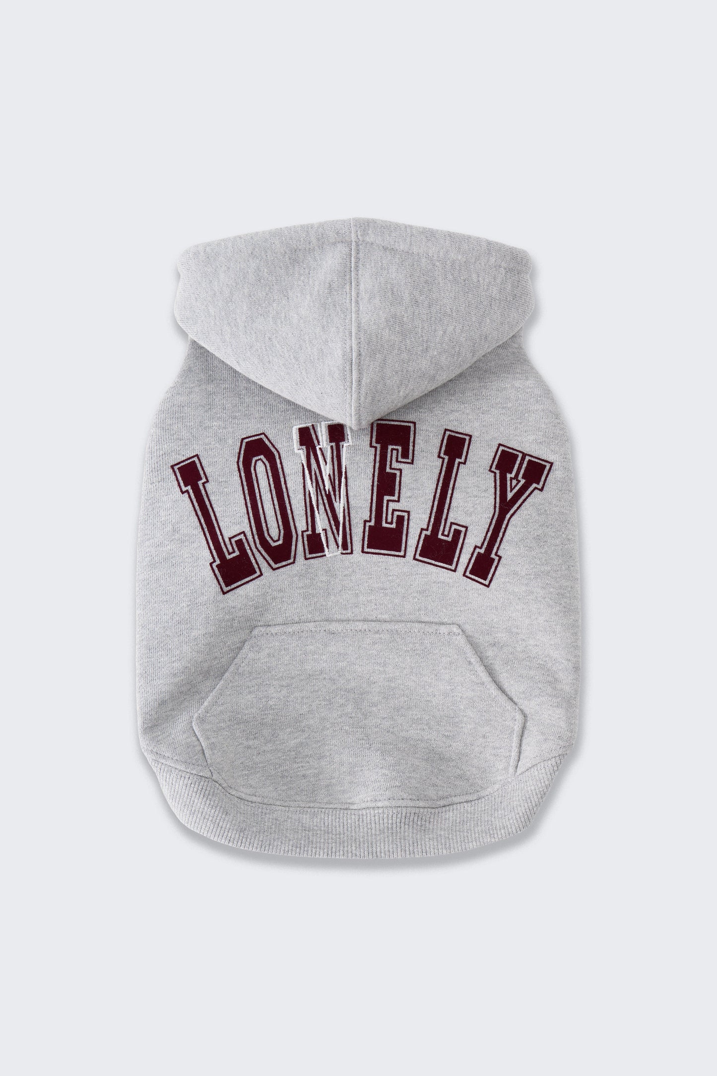 PET LONELY/LOVELY HOODIE GRAY