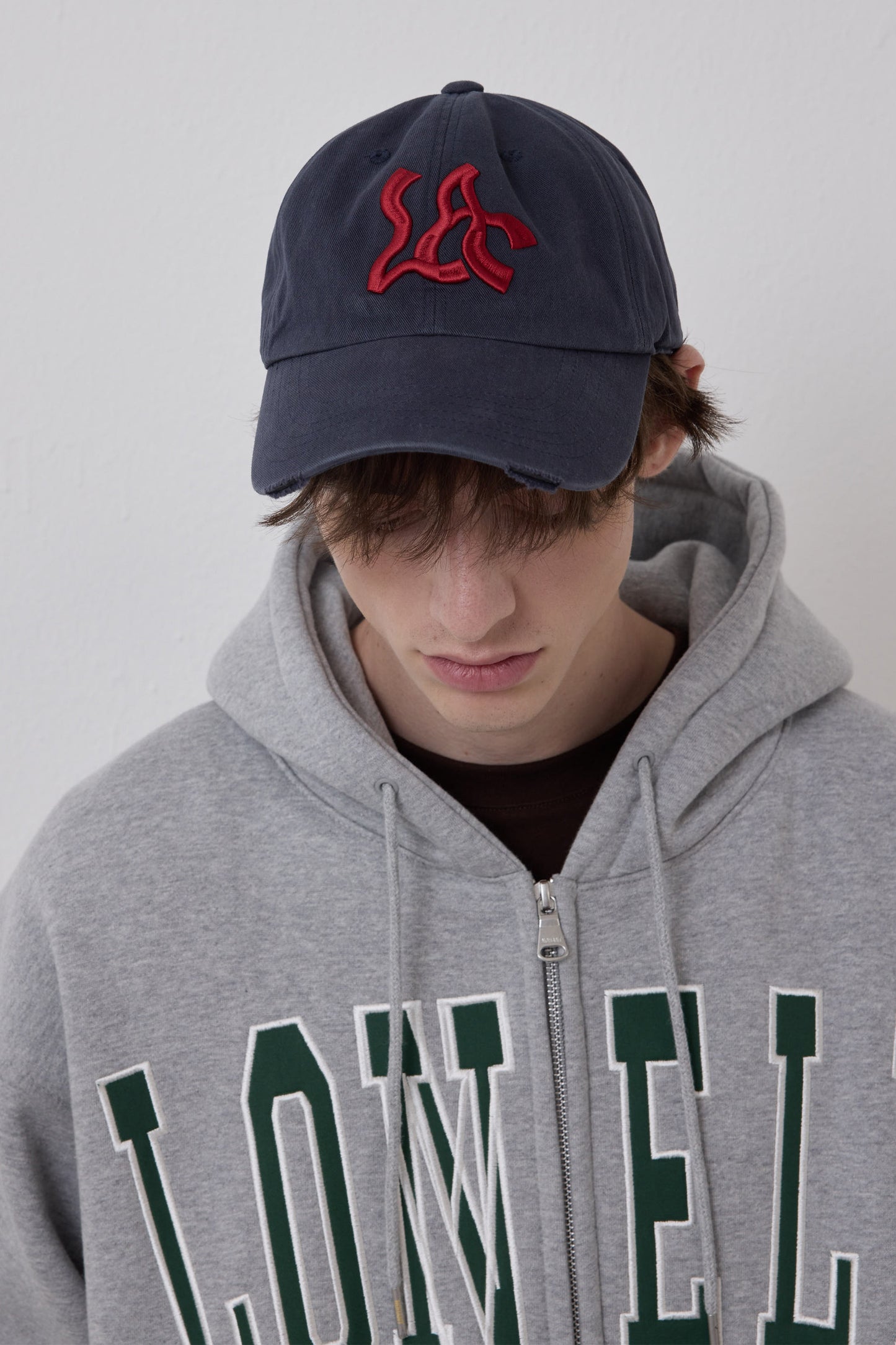WAVE CITY LAX WASHED BALL CAP NAVY