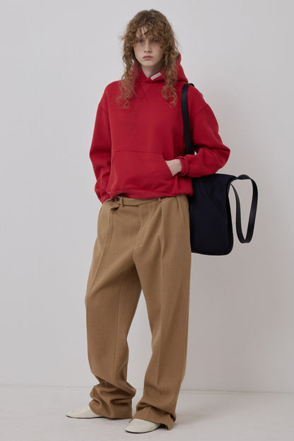 RETRO DAILY HOODIE RED
