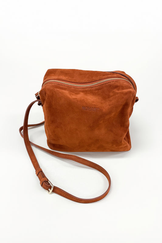 SUEDE PICNIC BAG CAMEL