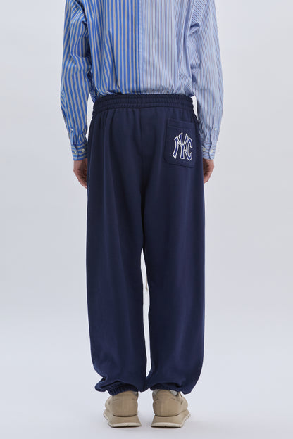 NYC FLUFF JOGGER PANTS NAVY