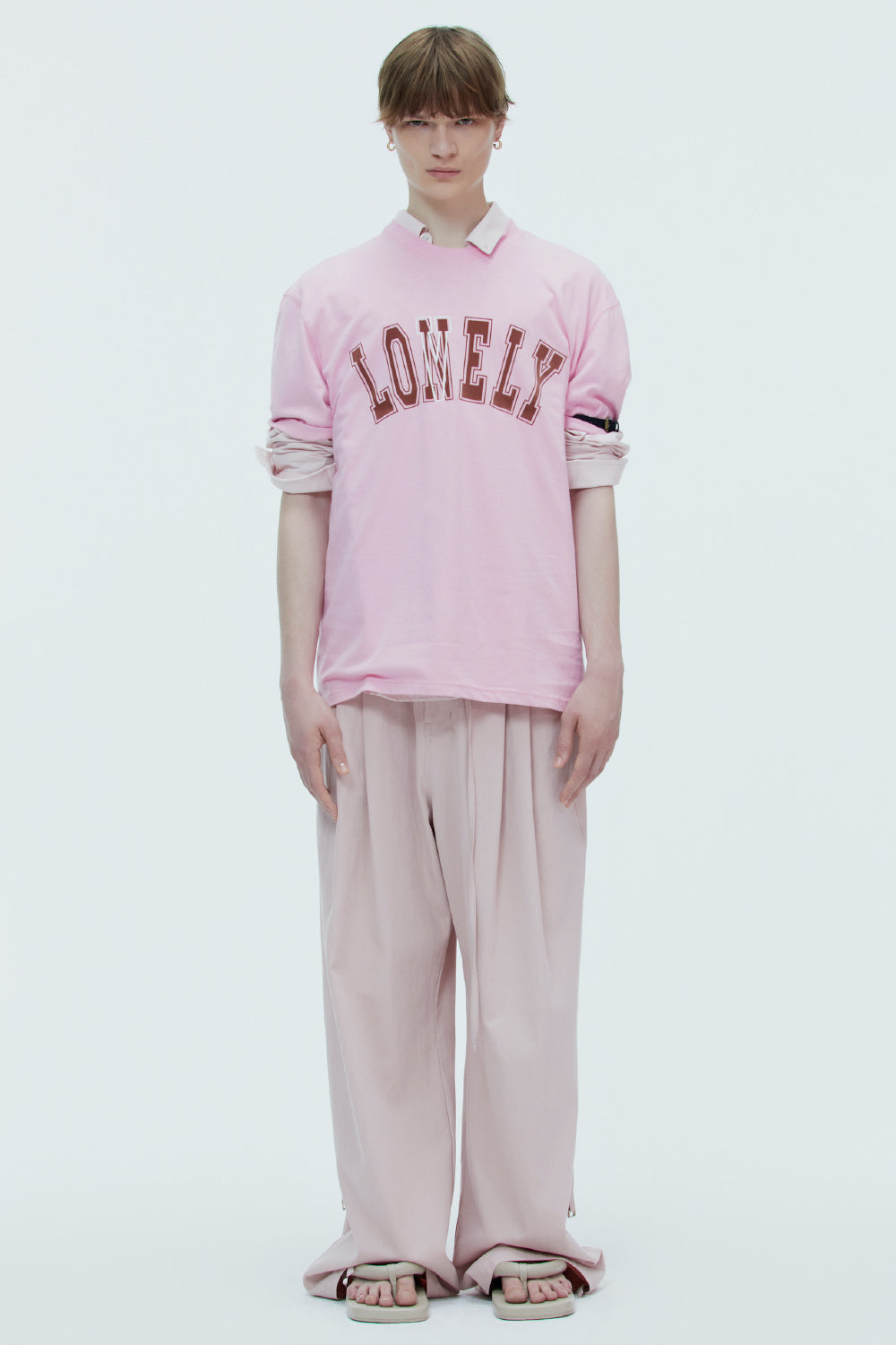 LONELY/LOVELY SHORT SLEEVE T SHIRT RESORT-PINK