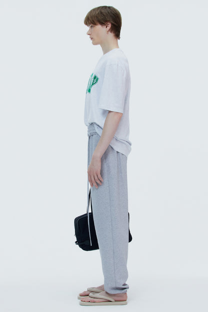 LONELY/LOVELY SHORT SLEEVE T SHIRT ASH GRAY-GREEN