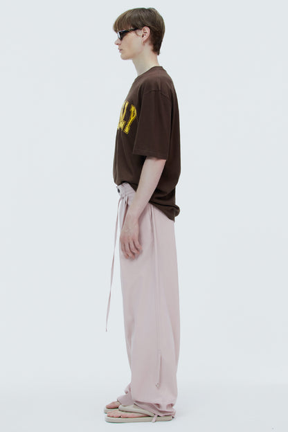 LONELY/LOVELY SHORT SLEEVE T SHIRT BROWN