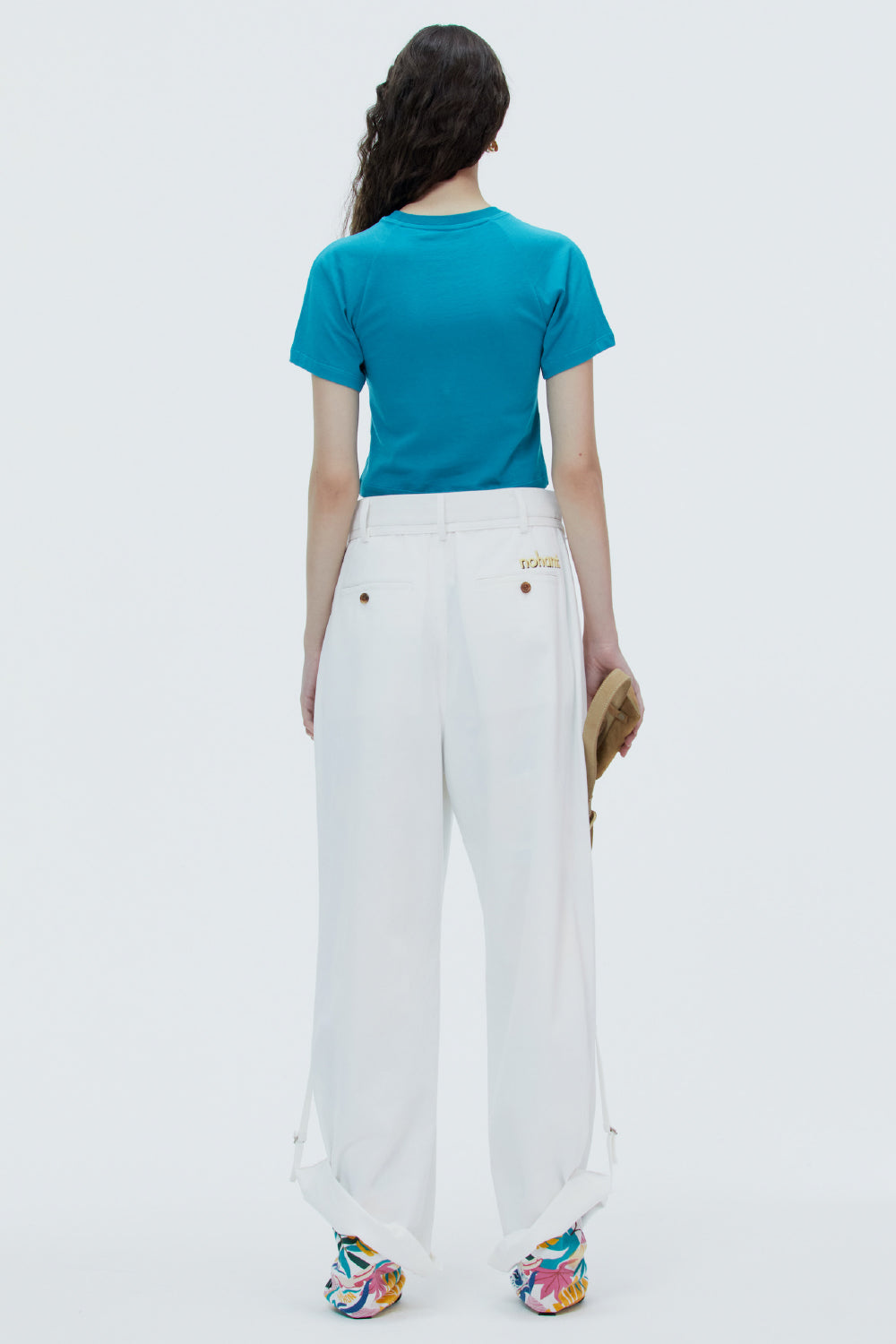 LONELY/LOVELY BABY T SHIRT RESORT-TEEL GREEN
