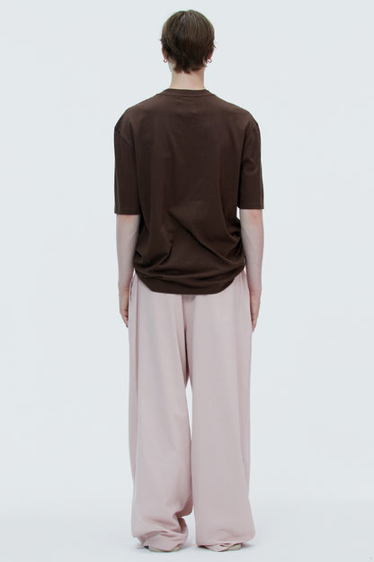 LONELY/LOVELY SHORT SLEEVE T SHIRT BROWN