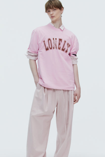 LONELY/LOVELY SHORT SLEEVE T SHIRT RESORT-PINK