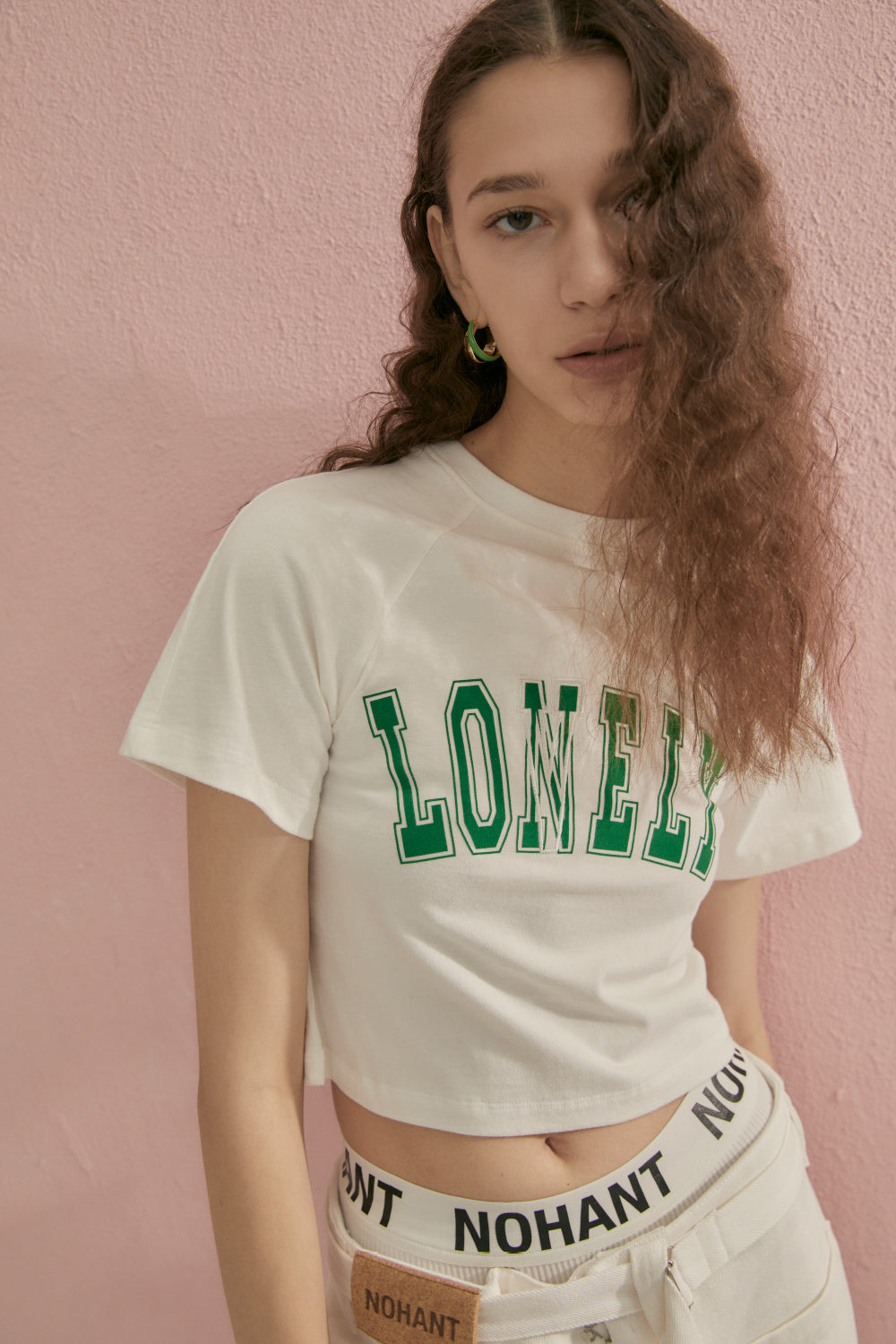LONELY/LOVELY BABY T SHIRT WHITE