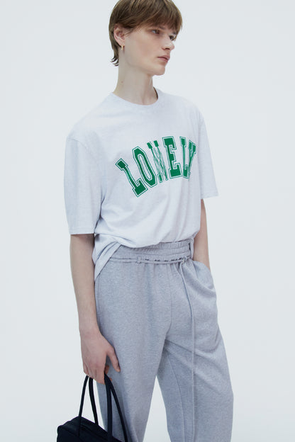 LONELY/LOVELY SHORT SLEEVE T SHIRT ASH GRAY-GREEN