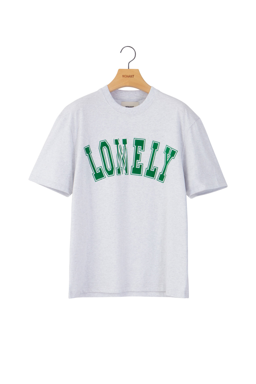 LONELY/LOVELY SHORT SLEEVE T SHIRT ASH GRAY-GREEN