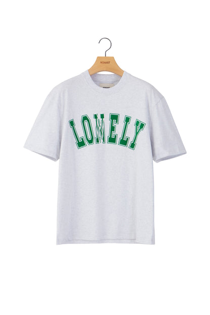 LONELY/LOVELY SHORT SLEEVE T SHIRT ASH GRAY-GREEN
