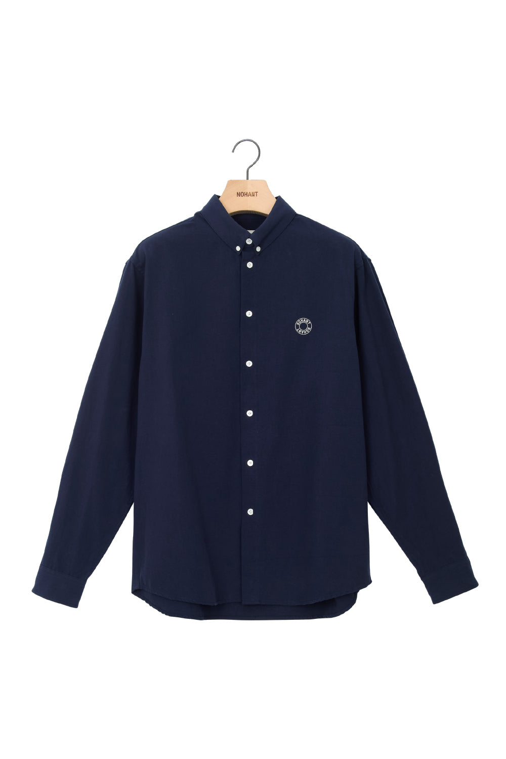 LOGO OXFORD SHIRT NAVY