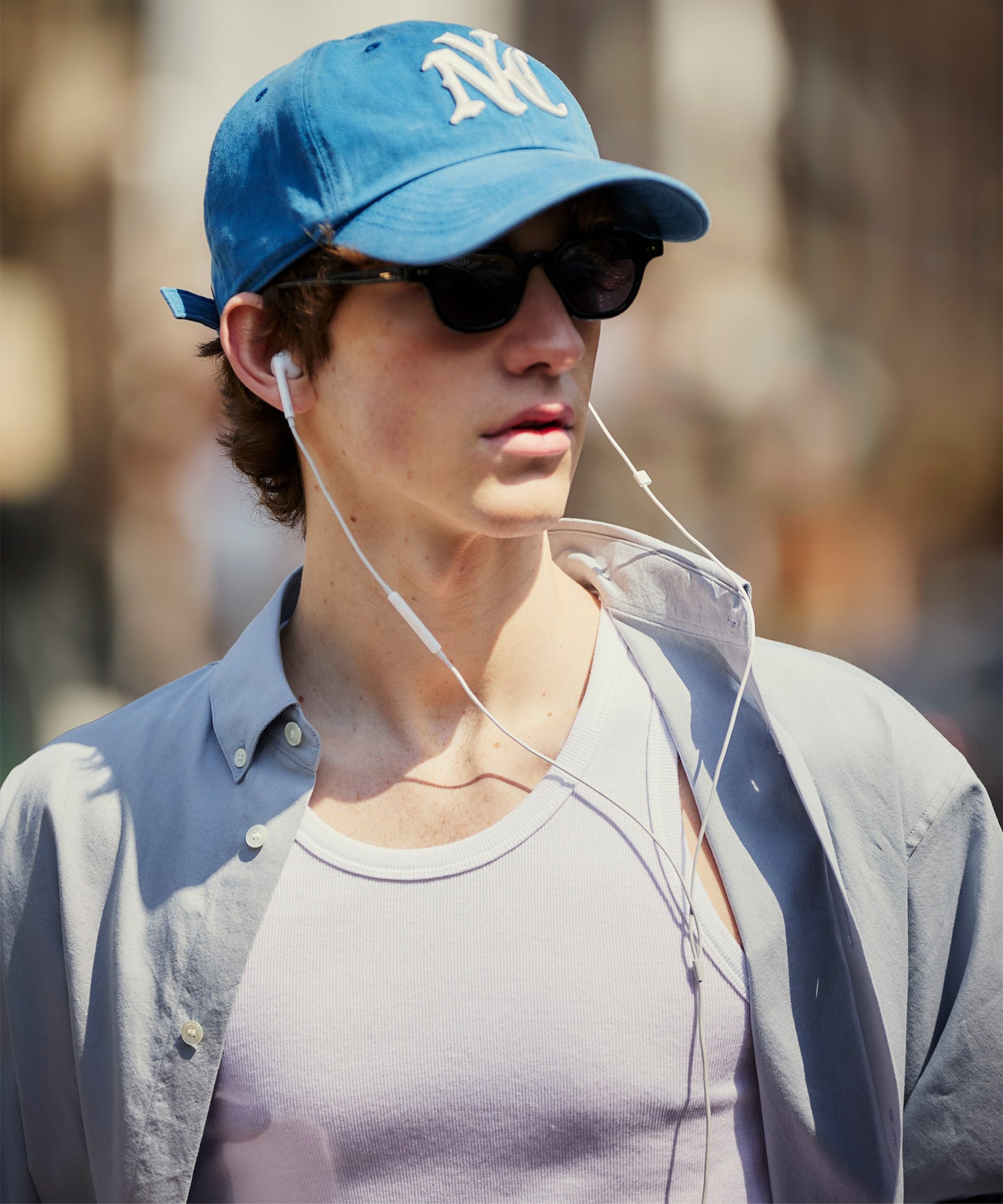 NYC VINTAGE BALL CAP BLUE