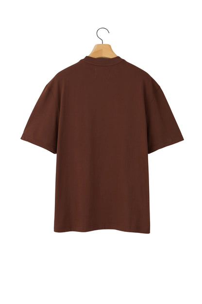 LONELY/LOVELY SHORT SLEEVE T SHIRT BROWN