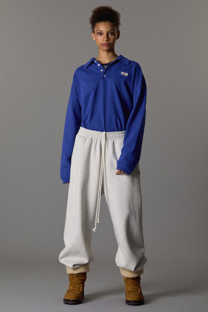 NYC FLUFF JOGGER PANTS OATMEAL