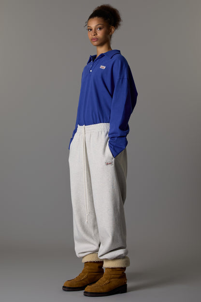 NYC FLUFF JOGGER PANTS OATMEAL