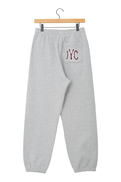 NYC FLUFF JOGGER PANTS GRAY