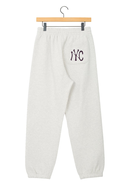 NYC FLUFF JOGGER PANTS OATMEAL