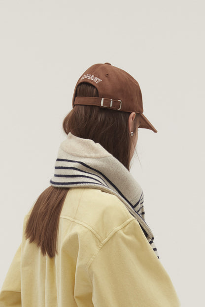 NYC HEAVY COTTON BALL CAP BROWN