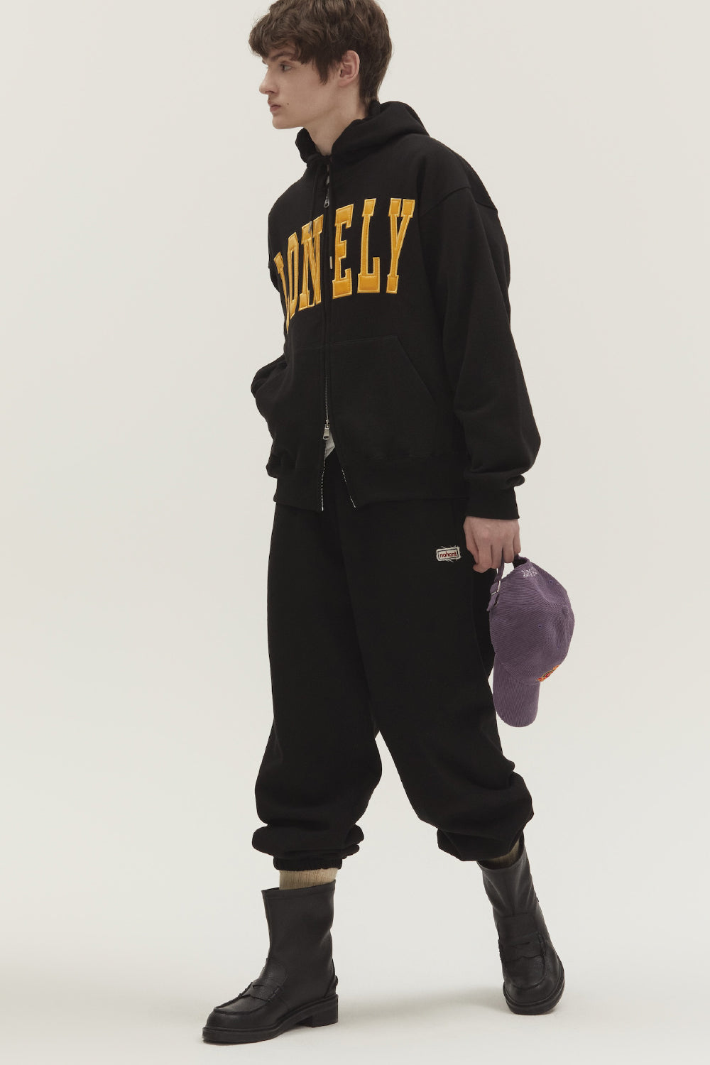 NYC FLUFF JOGGER PANTS BLACK