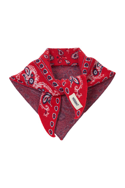 KNIT PAISLEY BANDANA