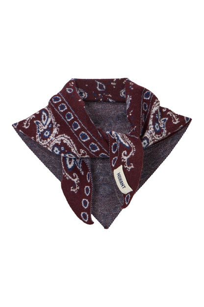 KNIT PAISLEY BANDANA