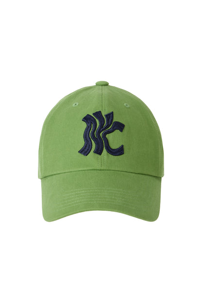 WAVE CITY NYC WASHED BALL CAP GREEN