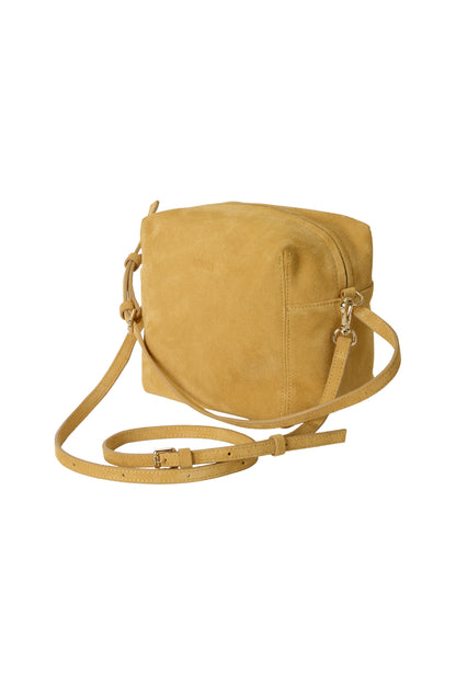 SUEDE PICNIC BAG YELLOW(COMING SOON)