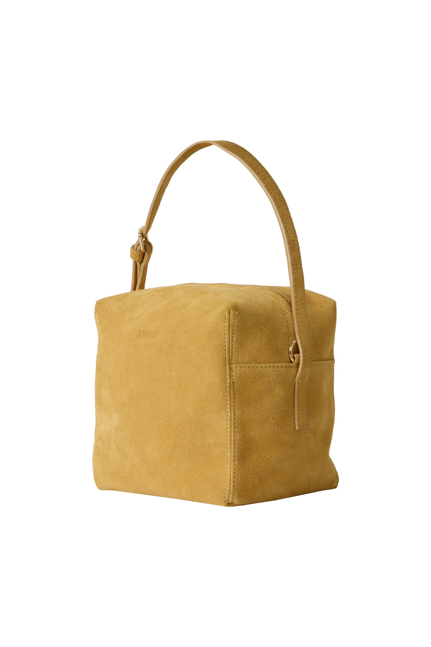 SUEDE PICNIC BAG YELLOW(COMING SOON)