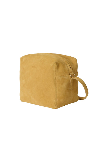 SUEDE PICNIC BAG YELLOW(COMING SOON)