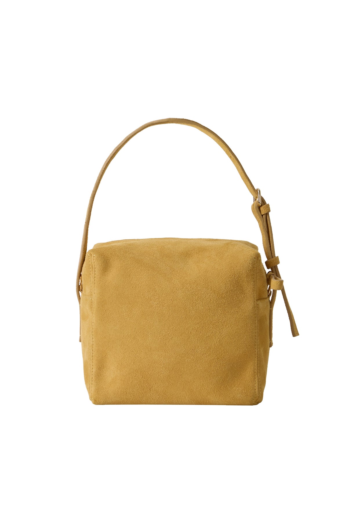 SUEDE PICNIC BAG YELLOW(COMING SOON)