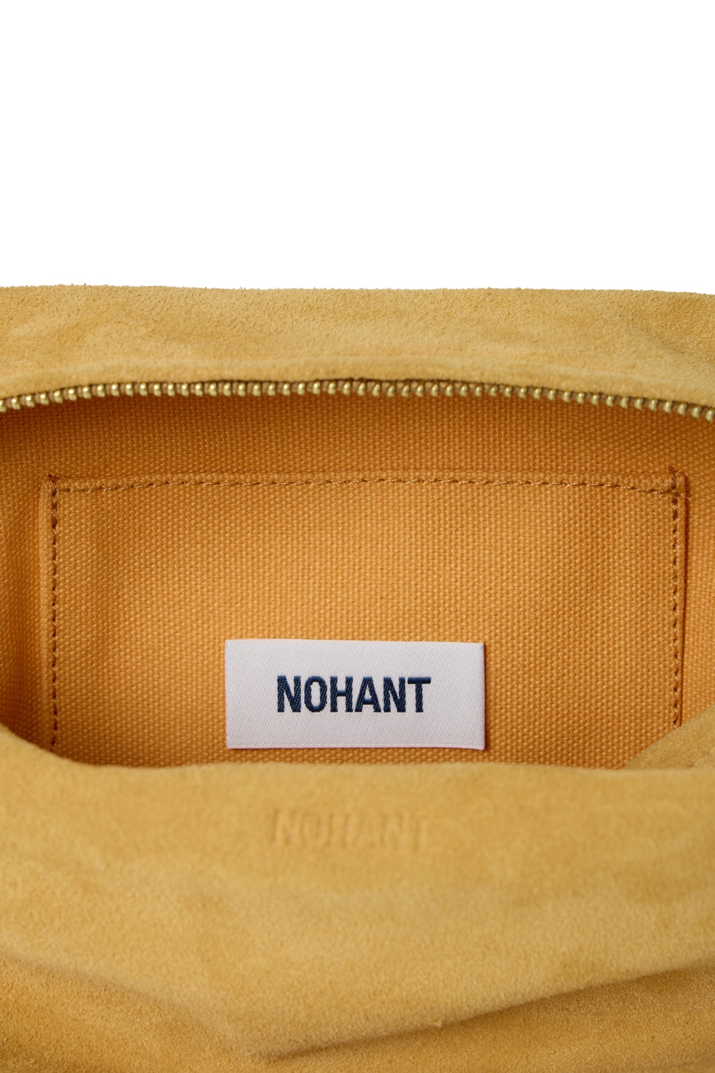 SUEDE PICNIC BAG YELLOW(COMING SOON)