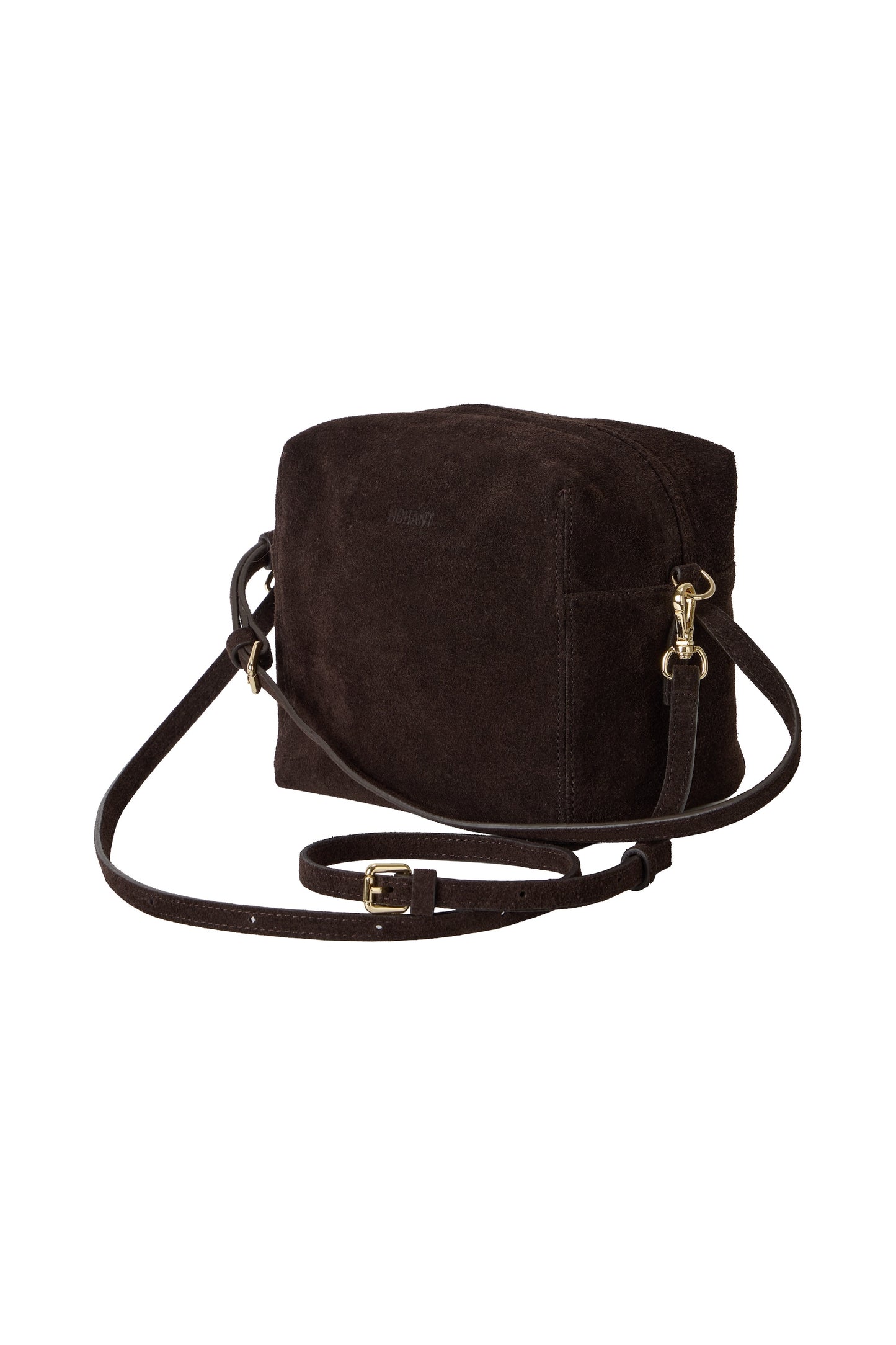 SUEDE PICNIC BAG BROWN(COMING SOON)