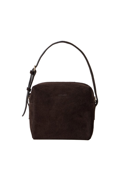 SUEDE PICNIC BAG BROWN(COMING SOON)