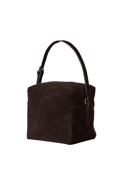 SUEDE PICNIC BAG BROWN(COMING SOON)