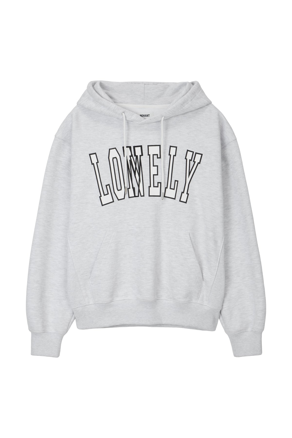 LONELY/LOVELY FLUFF HOODIE ASH GRAY