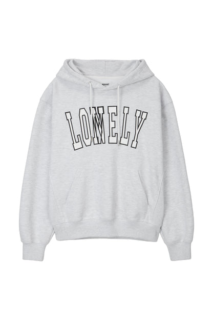 LONELY/LOVELY FLUFF HOODIE ASH GRAY