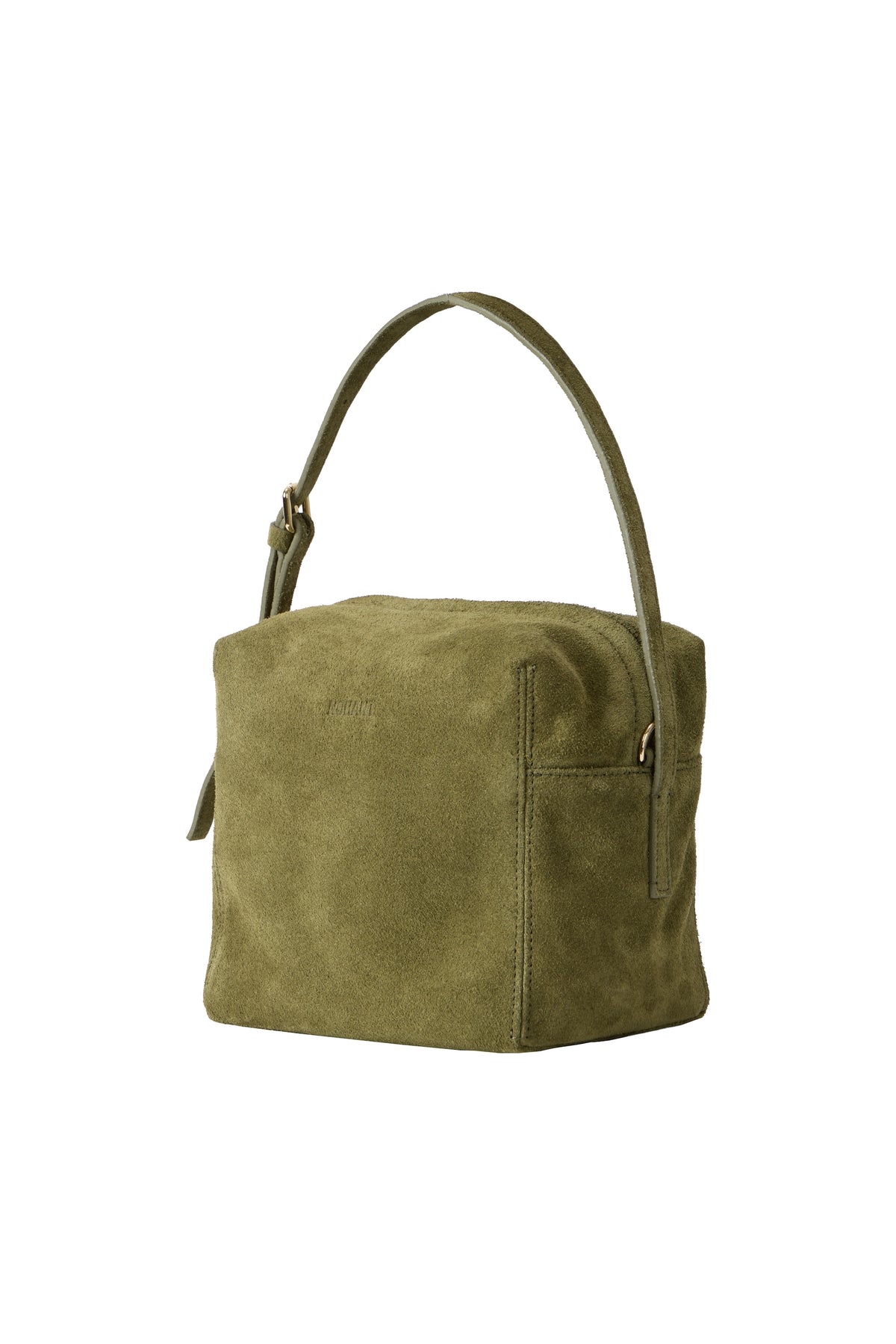 SUEDE PICNIC BAG KHAKI(COMING SOON)