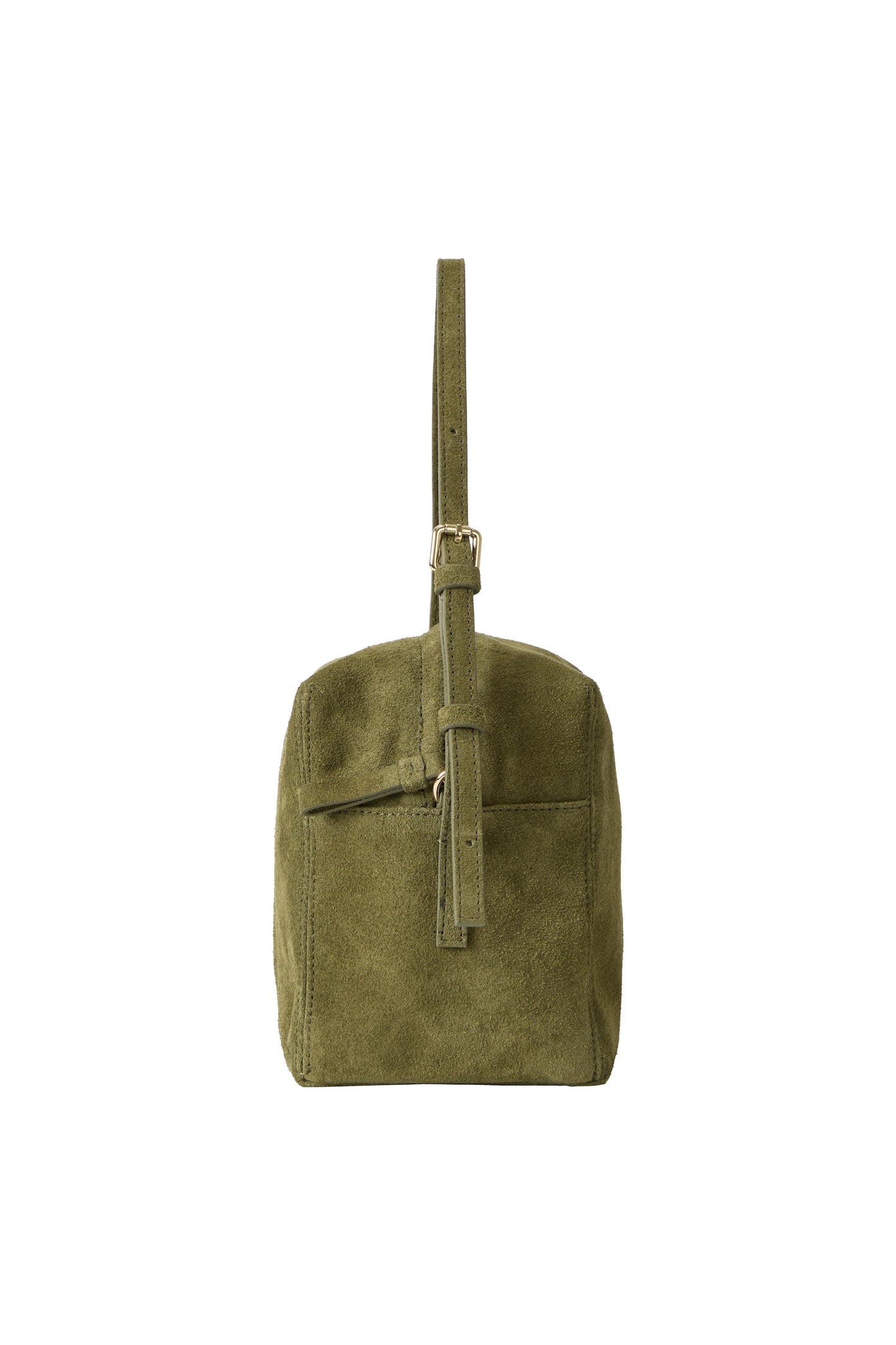 SUEDE PICNIC BAG KHAKI(COMING SOON)