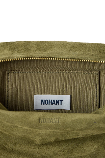 SUEDE PICNIC BAG KHAKI(COMING SOON)