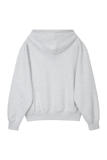 LONELY/LOVELY FLUFF HOODIE ASH GRAY